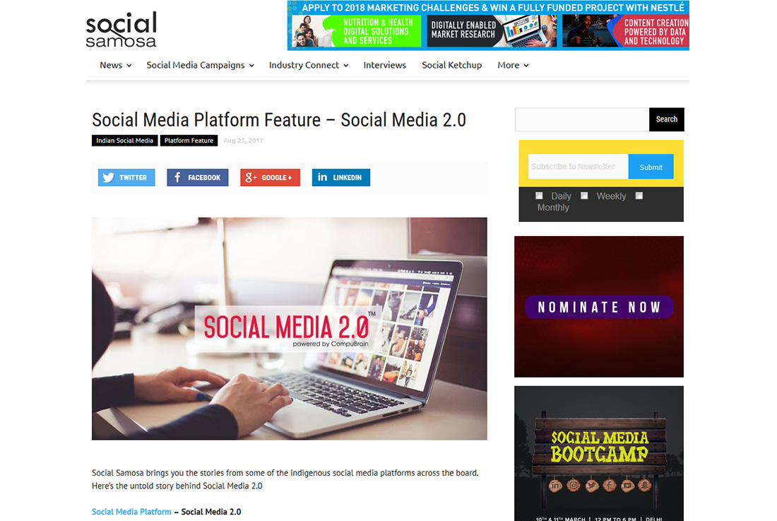 Social Media Platform Feature – Social Media 2.0 - Social Samosa
